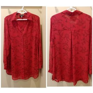 Love & Legend Red Blouse